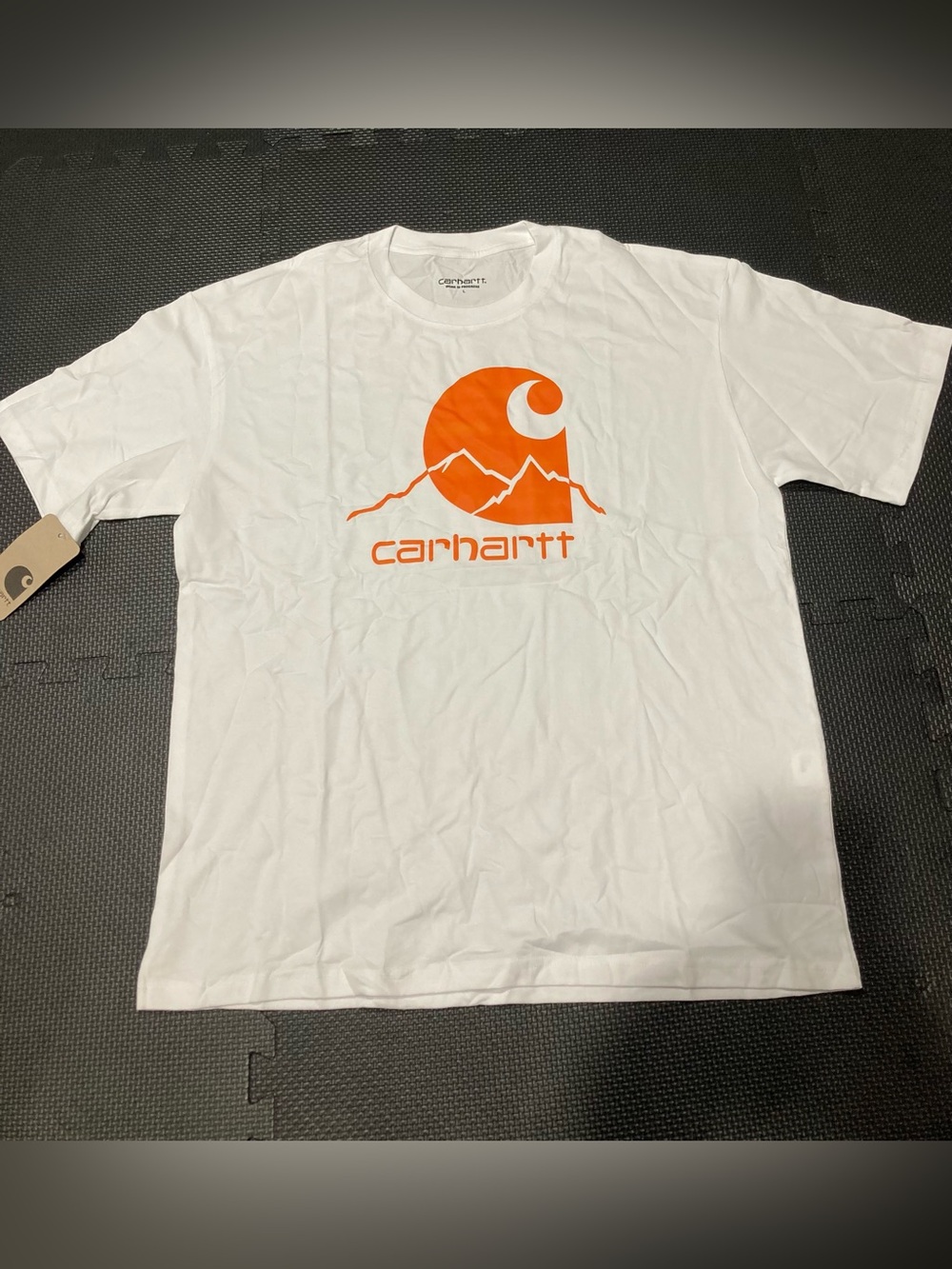 Carhartt men’s white graphic shirt